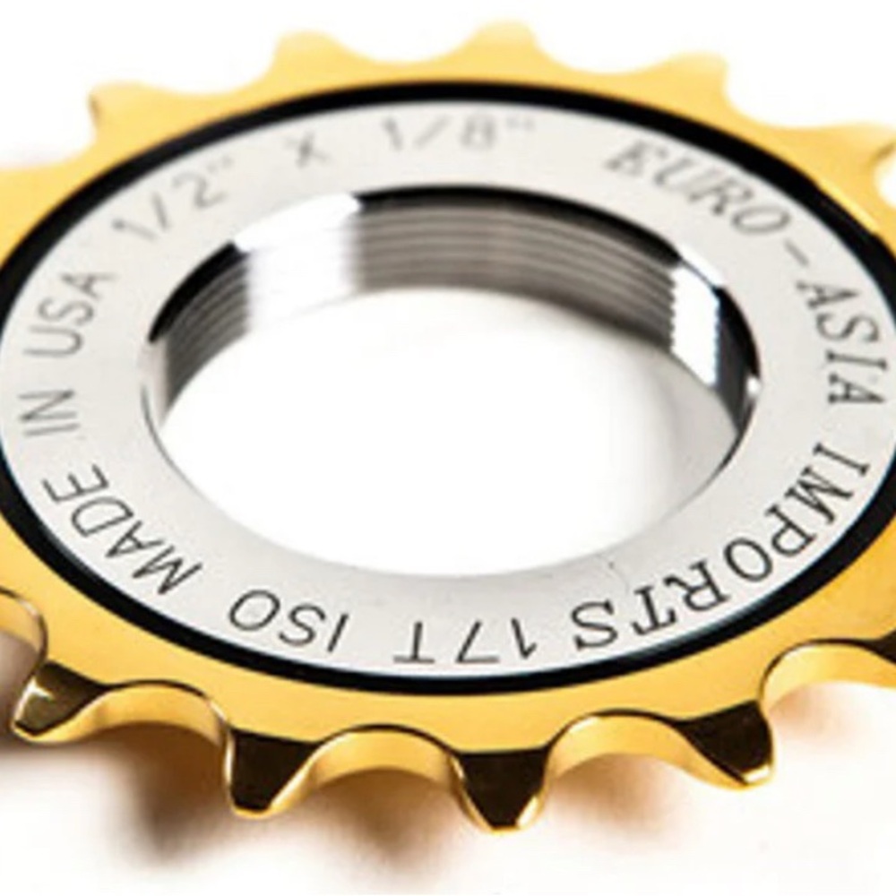 Gold Bicycle Cog